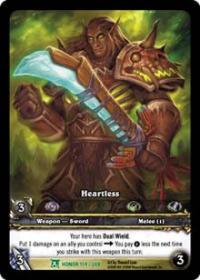 warcraft tcg extended art heartless ea