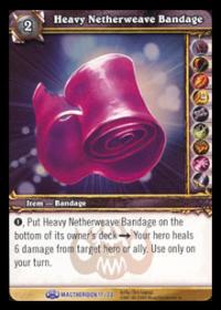 warcraft tcg magtheridons lair heavy netherweave bandage