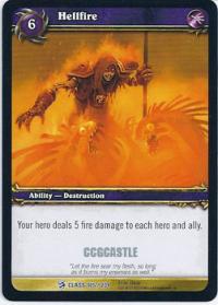 warcraft tcg class decks 2010 hellfire