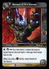 warcraft tcg onyxias lair helmet of ten storms