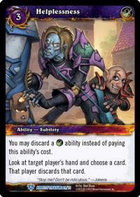 warcraft tcg battle of aspects helplessness