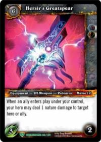 warcraft tcg worldbreaker hersir s greatspear