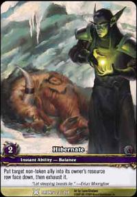 warcraft tcg extended art hibernate ea