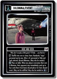 star trek 1e official tournament sealed deck hide and seek