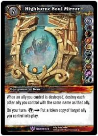 warcraft tcg crafted cards highborne soul mirror