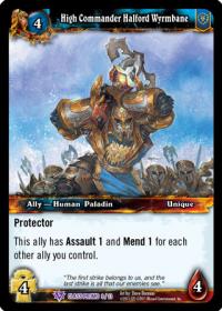 warcraft tcg class decks 2011 fall high commander halford wyrmbane cd