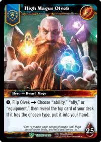 warcraft tcg throne of the tides high magus olvek