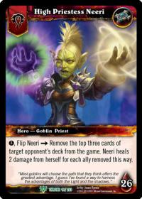 warcraft tcg throne of the tides high priestess neeri