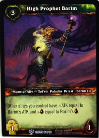 warcraft tcg crown of the heavens high prophet barim