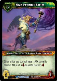 warcraft tcg foil and promo cards high prophet barim foil