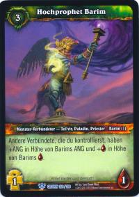 warcraft tcg crown of the heavens foreign high prophet barim german