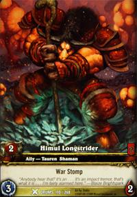 warcraft tcg extended art himul longstrider ea