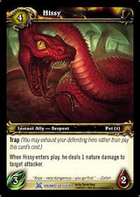 warcraft tcg drums of war hissy