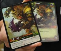 warcraft tcg foil hero cards hogger blizzcon hero