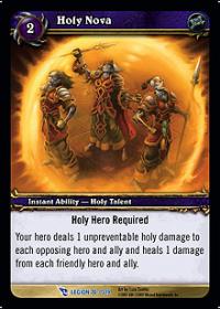 warcraft tcg march of legion holy nova