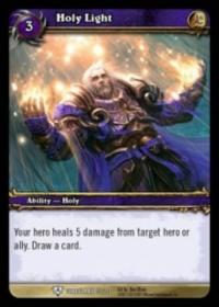 warcraft tcg icecrown citadel holy light alternate art