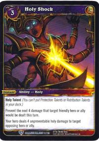 warcraft tcg class decks 2011 spring holy shock cd