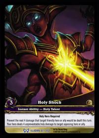 warcraft tcg extended art holy shock ea