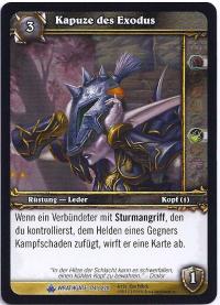 warcraft tcg wrathgate hood of the exodus german