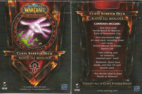 Class Deck 11 (Blood Elf Warlock)