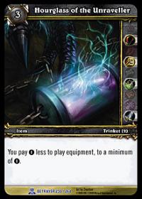 warcraft tcg servants of betrayer hourglass of the unraveller