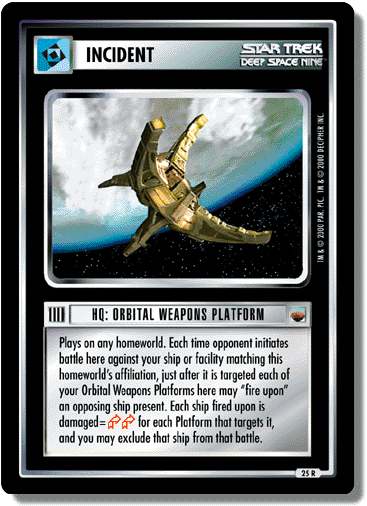 HQ : Orbital Weapons Platform