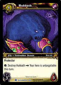 warcraft tcg fires of outland hukkath