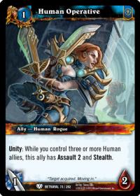 warcraft tcg betrayal of the guardian human operative