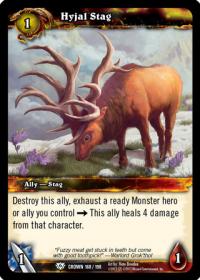 warcraft tcg crown of the heavens hyjal stag