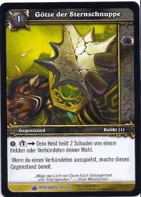 warcraft tcg wrathgate idol of the shooting star german