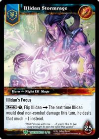 warcraft tcg war of the ancients illidan stormrage standard