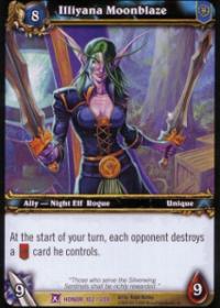 warcraft tcg fields of honor illiyana moonblaze