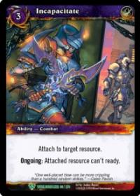 warcraft tcg worldbreaker incapacitate