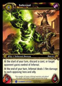 warcraft tcg heroes of azeroth infernal