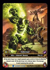 warcraft tcg extended art infernal ea