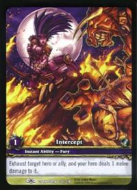 warcraft tcg extended art intercept ea