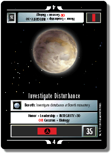 Investigate Disturbance (WB)