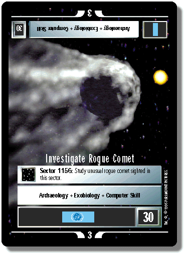 Investigate Rogue Comet (WB)
