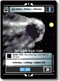 star trek 1e 1e premiere limited investigate rogue comet