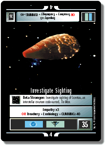 Investigate Sighting (WB)