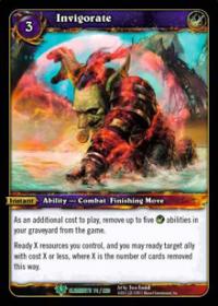 warcraft tcg war of the elements invigorate