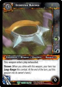 warcraft tcg crown of the heavens irontree knives
