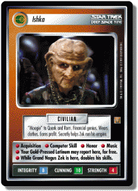 star trek 1e rules of acquisition ishka