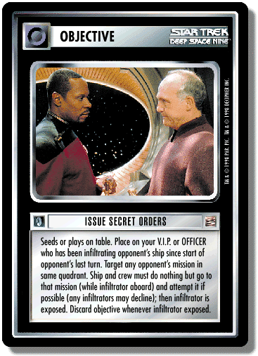 Issue Secret Orders