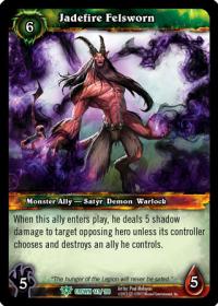 warcraft tcg crown of the heavens jadefire felsworn