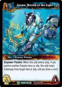 warcraft tcg throne of the tides jaema herald of the light