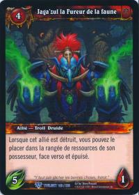 warcraft tcg twilight of dragons foreign jaga zul the wild s fury french