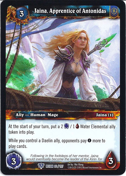 Jaina, Apprentice of Antonidas