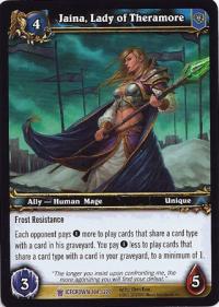 warcraft tcg icecrown jaina lady of theramore