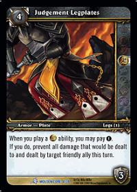 warcraft tcg molten core judgement legplates